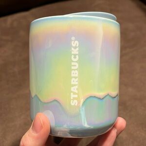 Starbucks 2023 Iridescent Glacier Drip Ceramic Mug